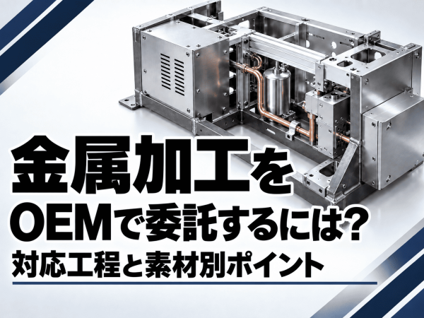金属加工をOEMで委託するには？対応工程と鉄・ステンレス・アルミの素材別ポイント